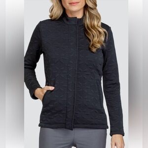 TAIL Activewear Shonda Golf Jacket | Onyx Black | S | NWOT